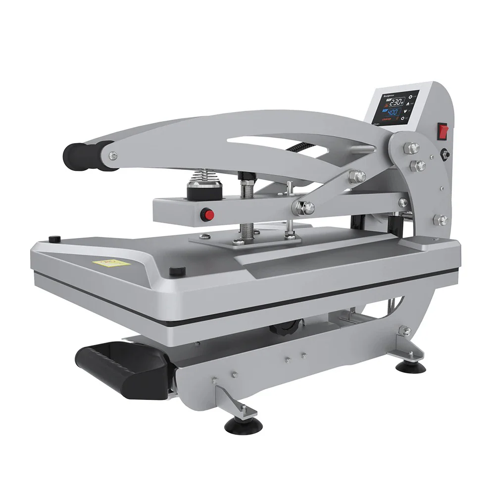 Cost-Effective Semi-Auto DTF/Sublimation Heat Press Machine 40x50cm – Ideal for T-Shirts & More