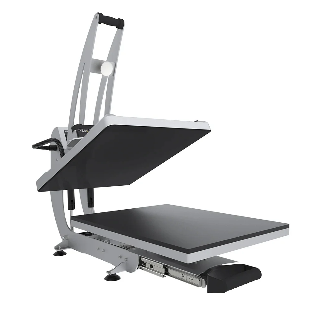 Cost-Effective Semi-Auto DTF/Sublimation Heat Press Machine 40x50cm – Ideal for T-Shirts & More - Image 3