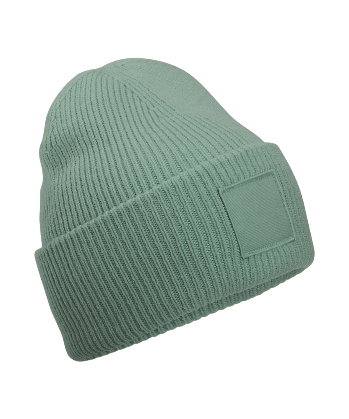 Deep-cuffed tonal patch beanie B336R - Image 3