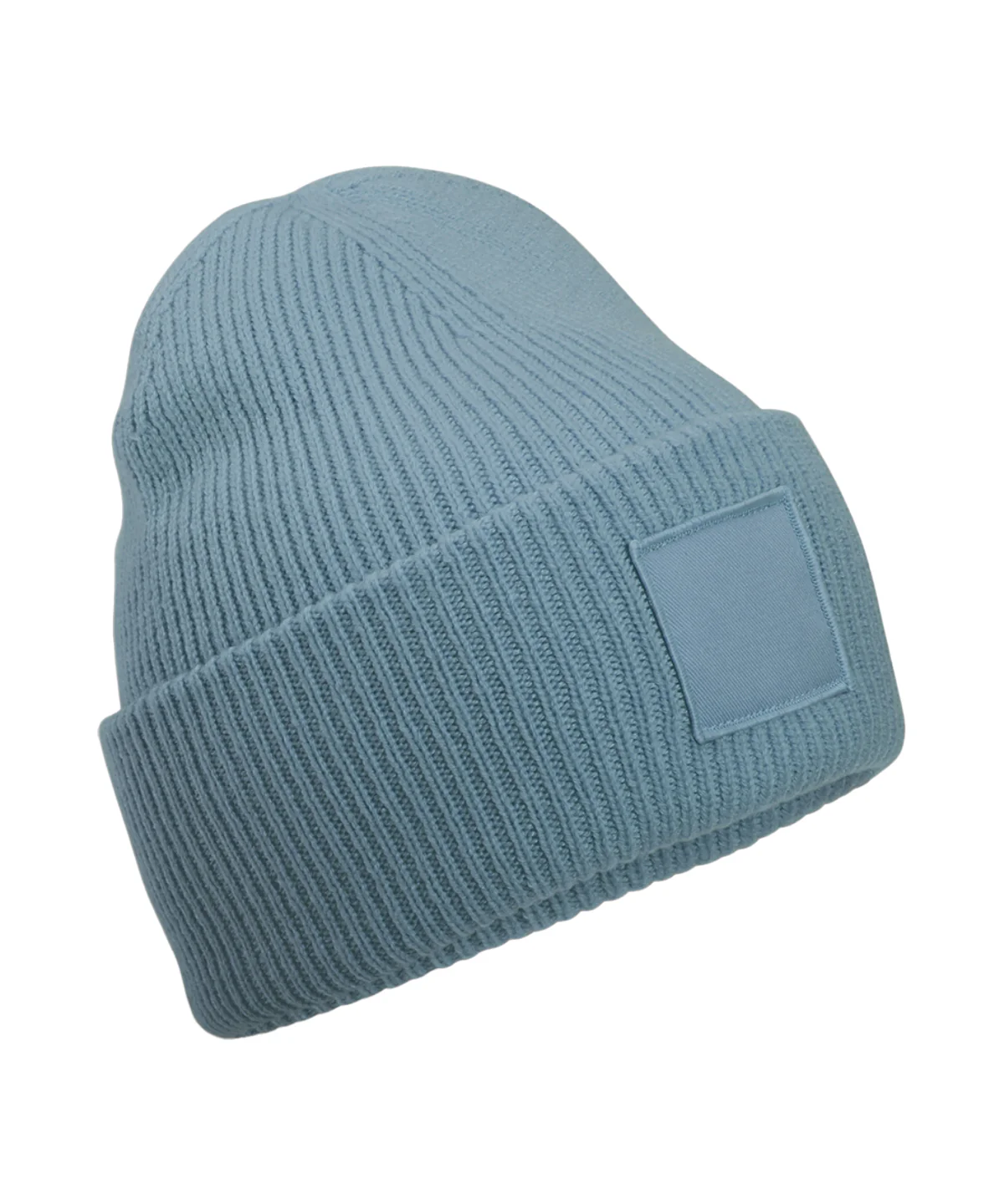 Deep-cuffed tonal patch beanie B336R - Image 4