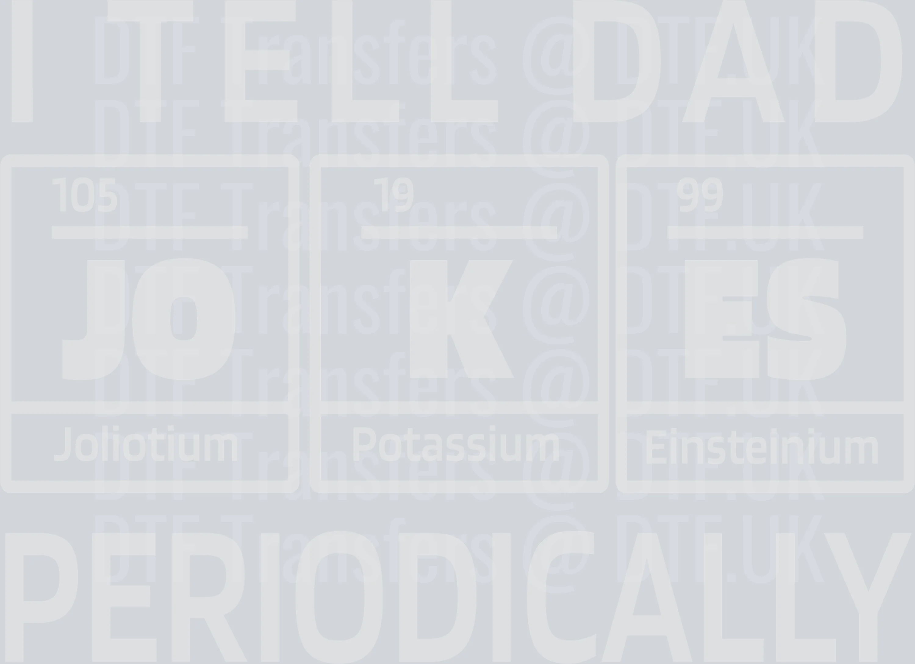 I tell Dad Jokes Periodically - Grey - Father Day - Image 2