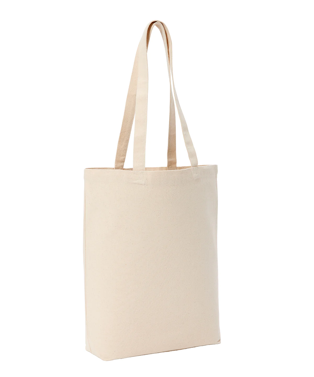 Recycled premium canvas ‘flat base’ shopper - Image 4