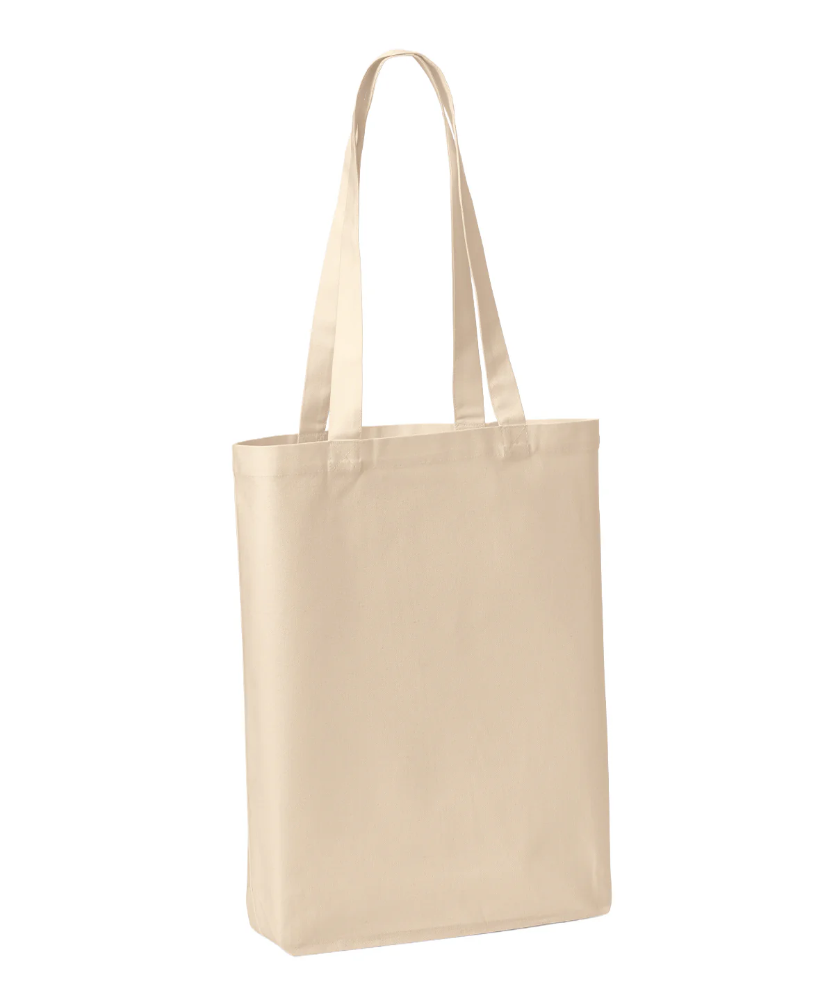 Recycled premium canvas ‘flat base’ shopper - Image 6